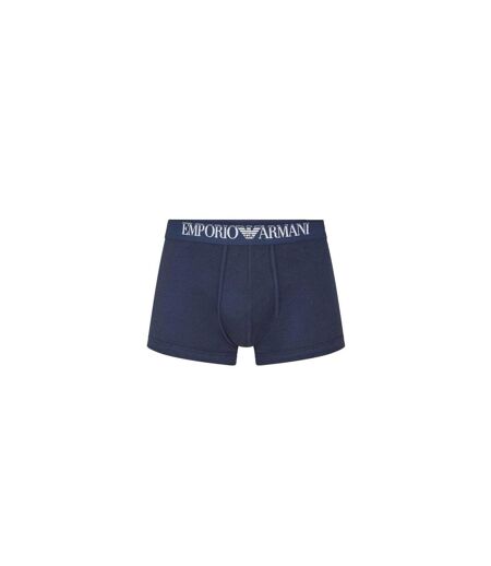 Boxer Homme Bleu Marine Blanc Emporio Armani