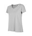 Womens/ladies H4z22 Tsd352 Plain T-shirt Grey 4F-1