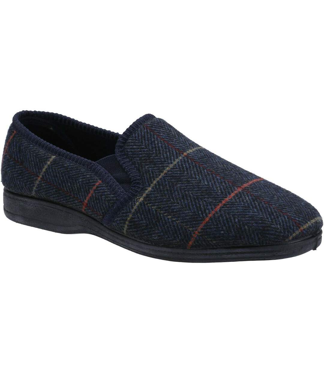 Chaussons mitchell homme bleu marine Fleet & Foster