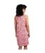 Womens/ladies adenea organic cotton shift dress rich red Weird Fish-2