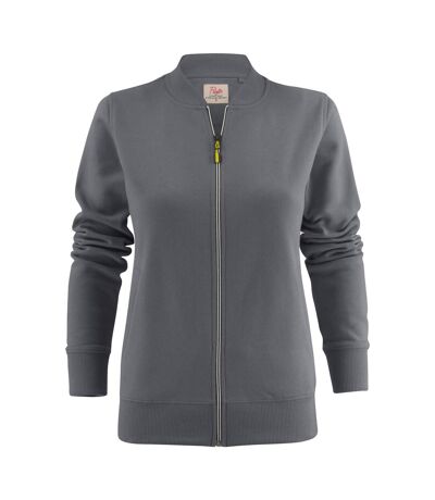 Womens/ladies Javelin Sweat Jacket Navy Printer
