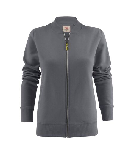 Womens/ladies Javelin Sweat Jacket Navy Printer