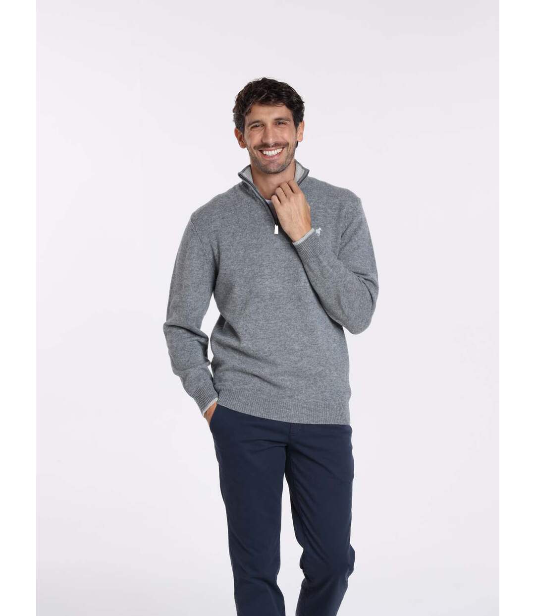 Pulls col camionneur  en laine PIO-3