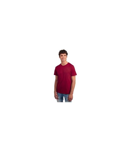 T-shirt Essential Homme Bordeaux Jerzees