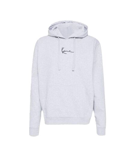 Sweat À Capuche Motif/style Signature Homme Gris Karl Kani