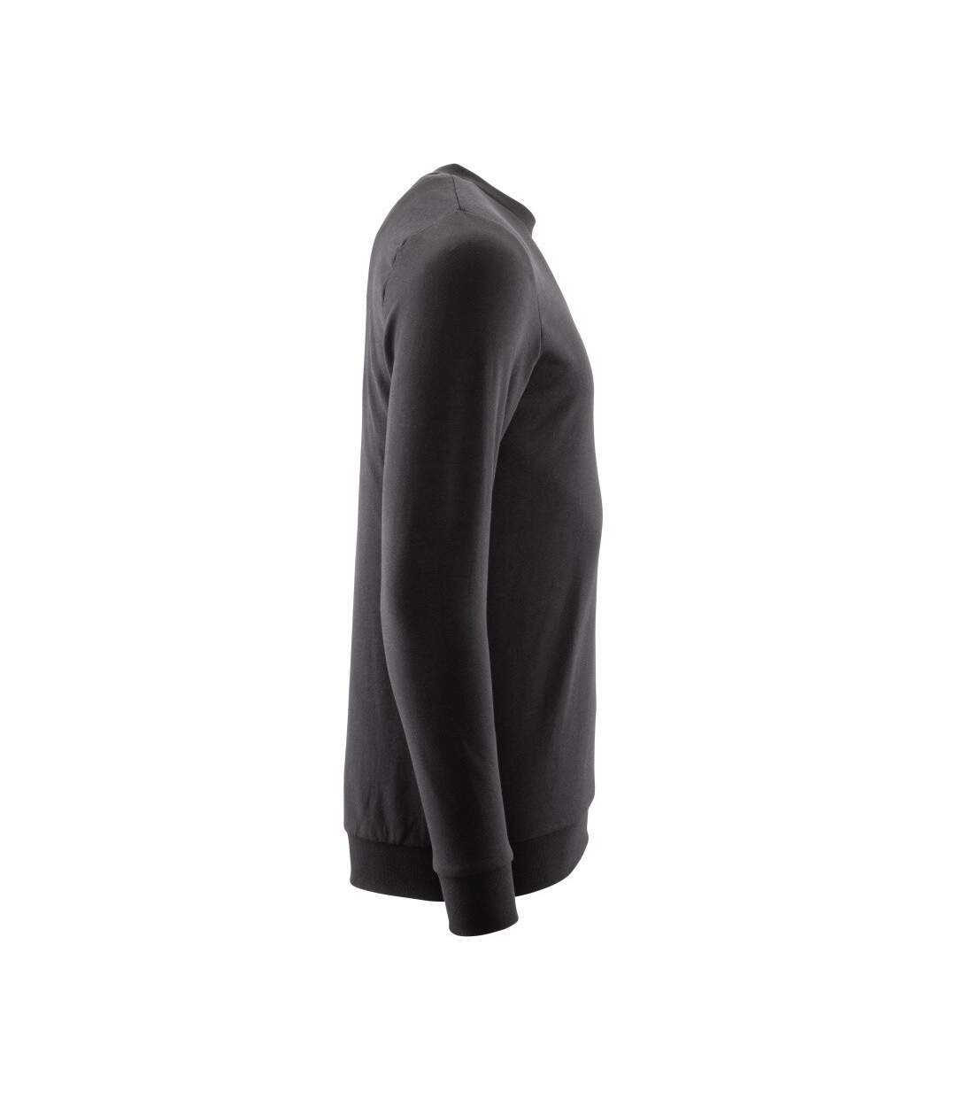 Mens Crossover Sweatshirt Deep Black Mascot-4