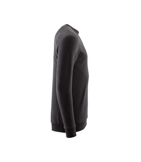 Mens Crossover Sweatshirt Deep Black Mascot