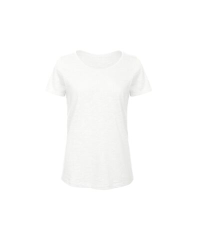 T-shirt en coton bio femme blanc B&C Favourite