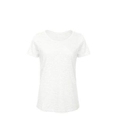 T-shirt en coton bio femme blanc B&C Favourite