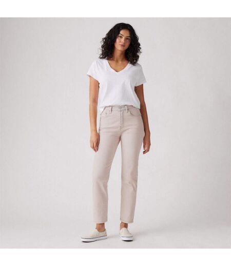 Jean 7/8 Femme Rose Barbe À Papa Levis