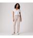 Jean 7/8 Femme Rose Barbe À Papa Levis-3