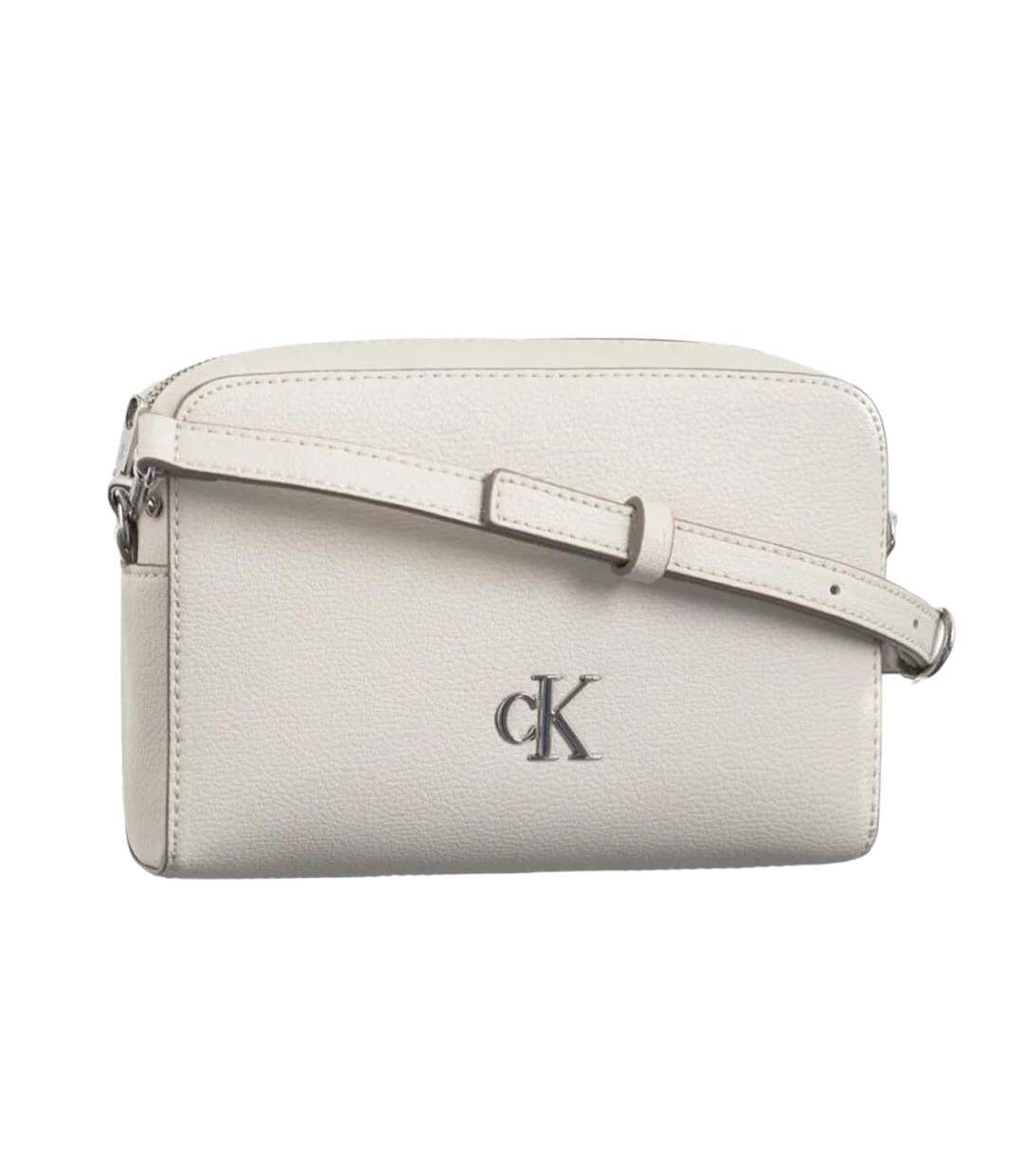 Sac à bandoulière blanc femme calvin klein jeans minimal - taille unique-1