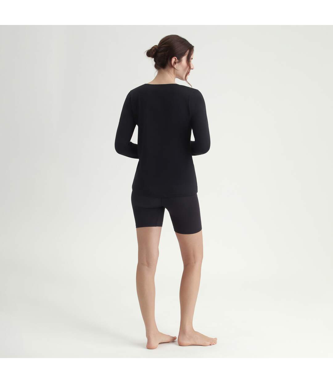 T-shirt Col V Isolant Thermal-2