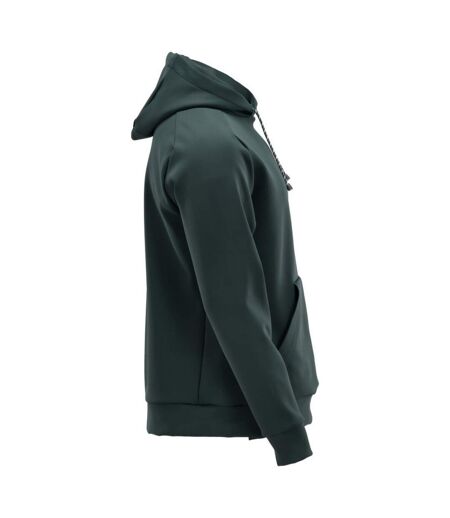 Sweat À Capuche Motif/style Uni Customised Homme Vert Forêt Mascot