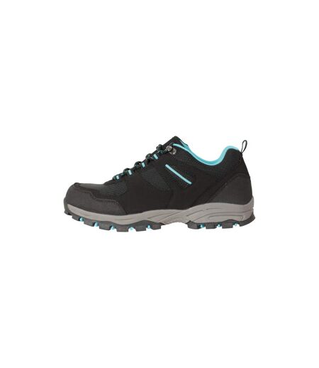 Womens/ladies Mcleod Wide Walking Shoes Charcoal Mountain Warehouse