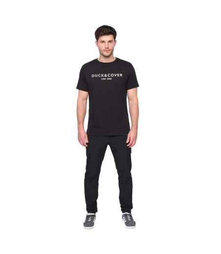 Mens Chamata T-shirt Black Duck And Cover
