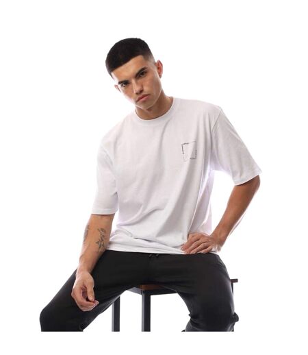 T-shirt Motif/style Chevron Homme Kaki Marshall Artist