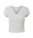 T-Shirt gris femme calvin klein jeans label ri-cloud-2