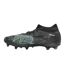 Womens/ladies Future 8 Match Snug Fit Artificial Ground Football Boots Black Green Puma-2