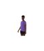 Womens/ladies Seamless Short-sleeved Athletic T-shirt Purple Asics-1