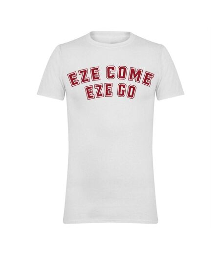 Mens Eze Come Eze Go Football T-shirt White AWD