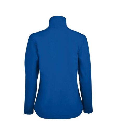 SOLS Womens/Ladies Race Full Zip Water Repellent Softshell Jacket (Royal Blue)