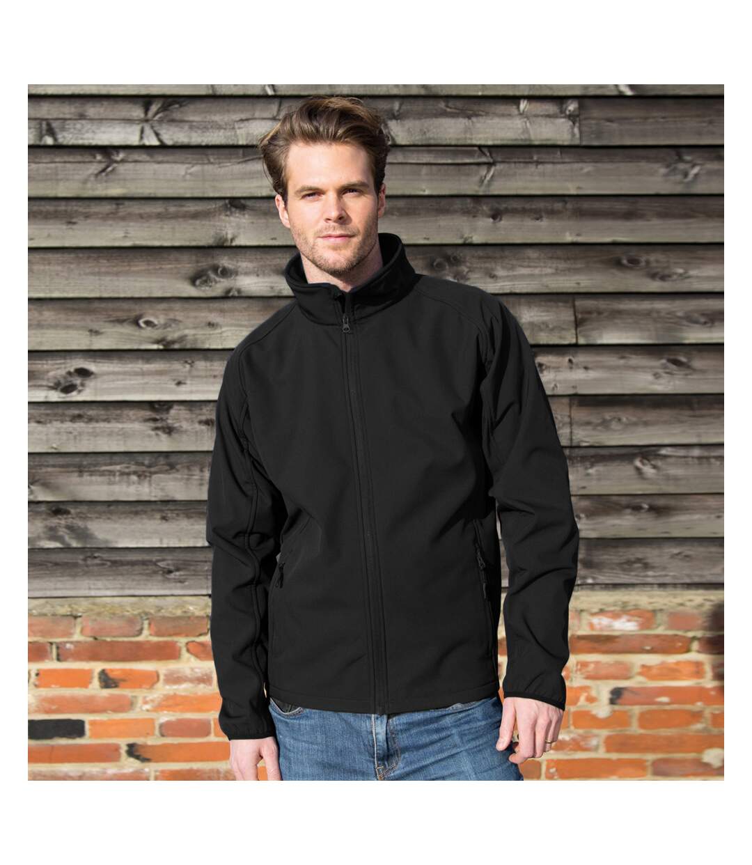 Result Mens Core Printable Softshell Jacket (Black / Black) - UTRW3697-2