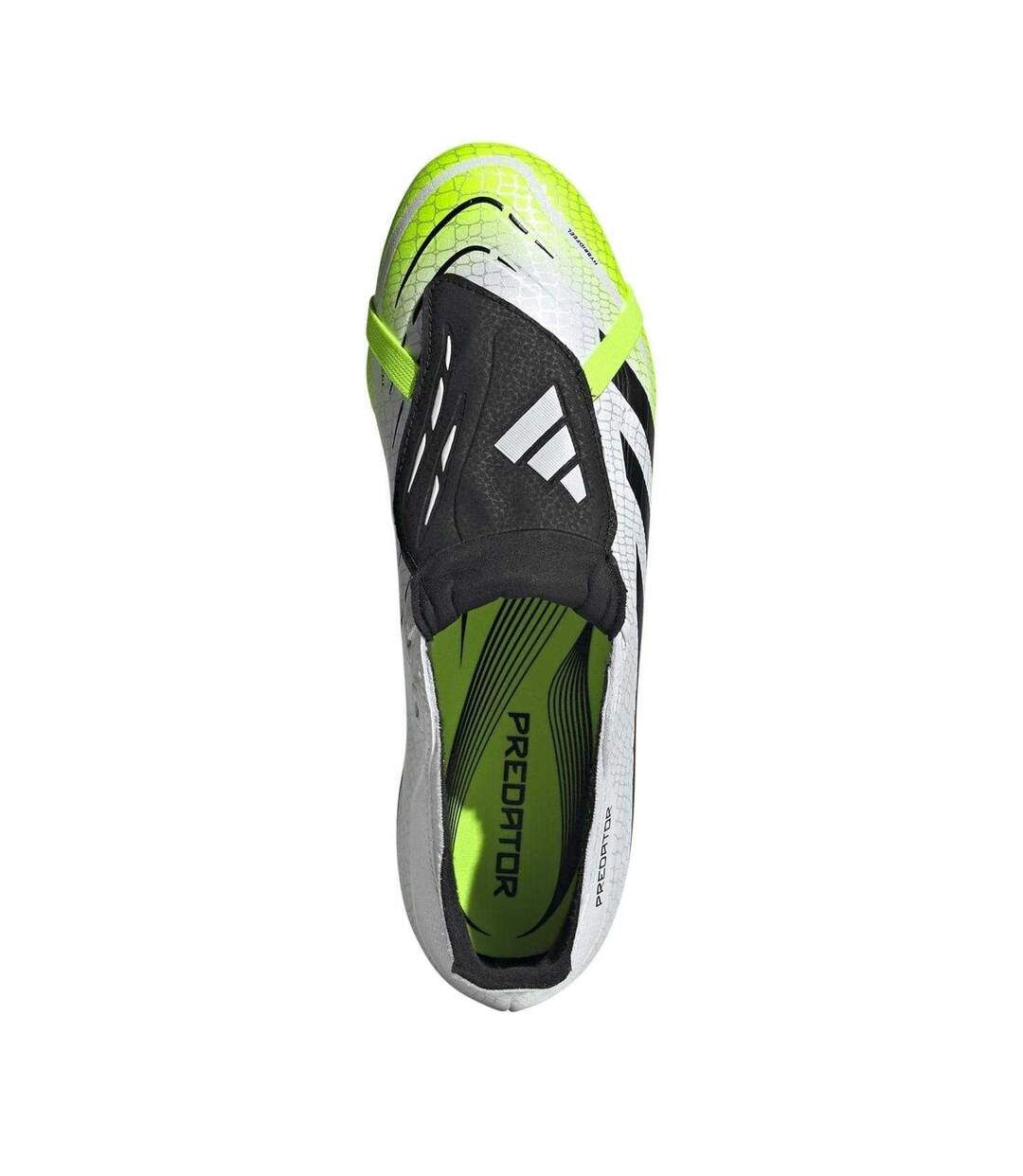 Chaussures De Foot Pour Terrain Ferme Motif/style Se Rabat Sur L´avant League Homme Blanc Noir Citron Adidas-4