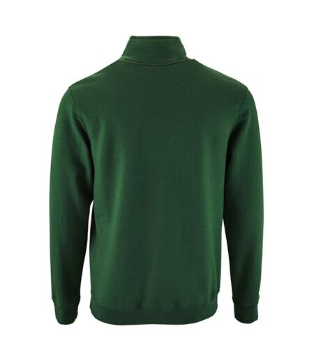 SOLS Mens Stan Contrast Zip Neck Sweatshirt (Bottle Green) - UTPC3172