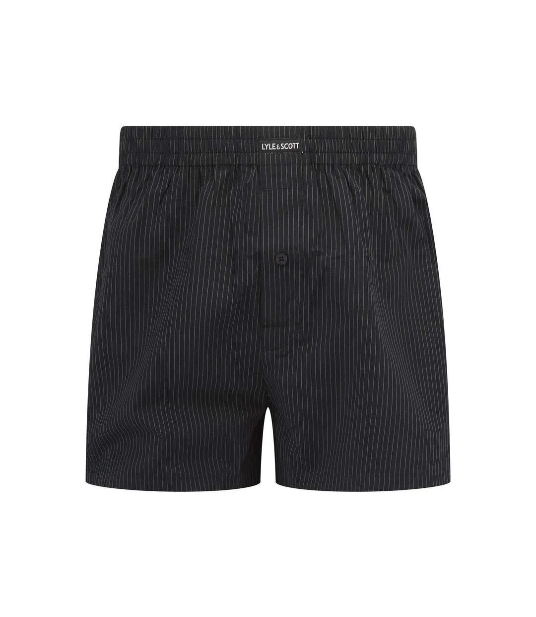 Lot De 3  Caleçons Tissés À Taille Élastiquée Homme Noir Lyle & Scott-3