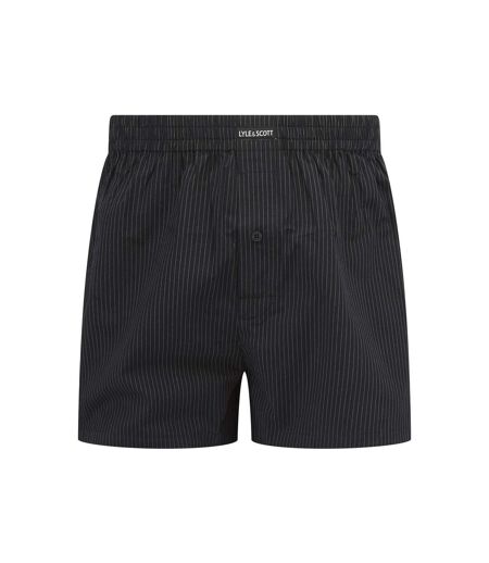 Lot De 3  Caleçons Tissés À Taille Élastiquée Homme Noir Lyle & Scott