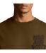 Sweat Motif/style Logo Ondulé Homme Olive Lyle & Scott-4