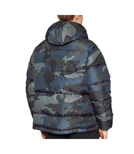 Doudoune Camouflage Noir/Marine Homme Adidas Camo H13566 - M