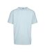 T-shirt adulte bleu pâle Build Your Brand-1