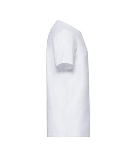 T-shirt Motif/style Uni Homme Blanc Russell Pure Organic
