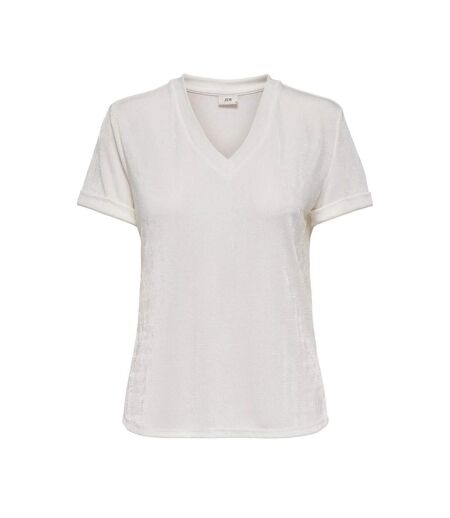 T-Shirt ecru femme jdy pensa - l