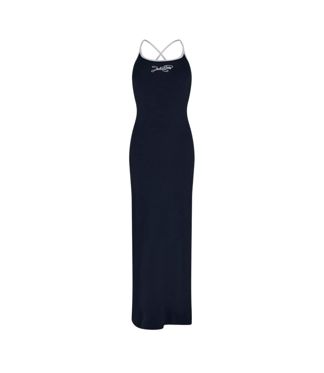 Robe Longue Femme Bleu Marine Blanc Jack Wills-2