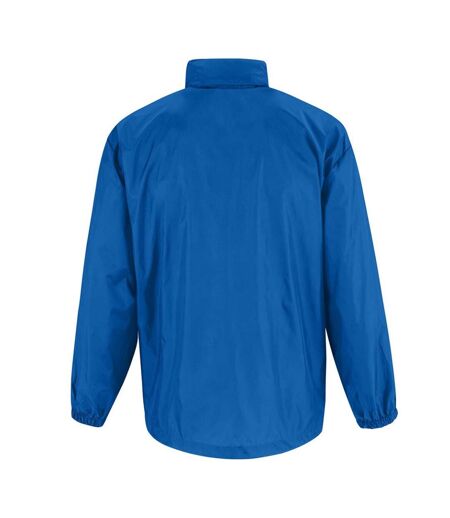 Veste coupe-vent sirocco homme bleu royal B&C