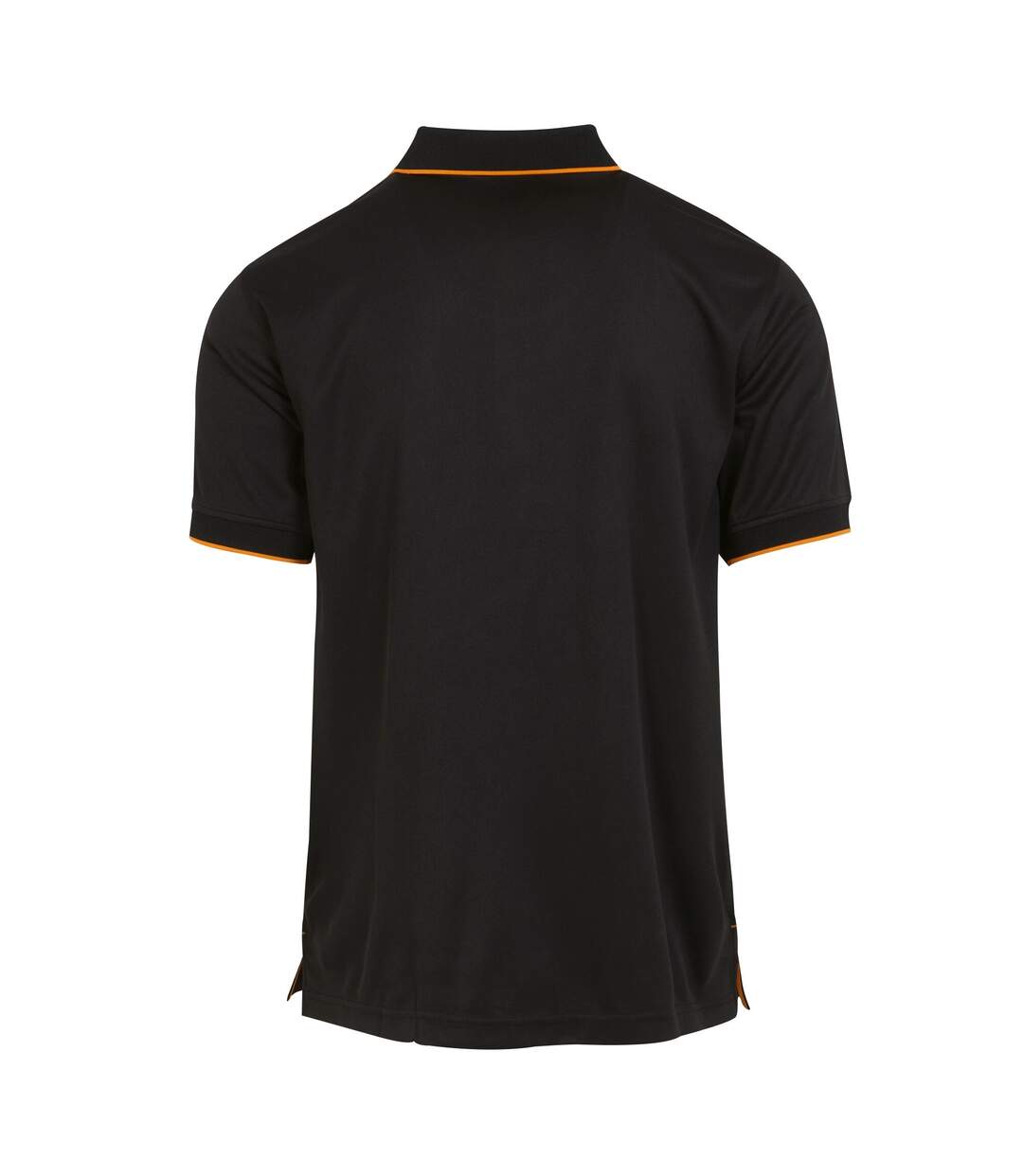 Mens navigate short-sleeved polo shirt black/orange pop Regatta-2