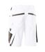 Mens Unique Work Shorts White Dark Anthracite Mascot-2