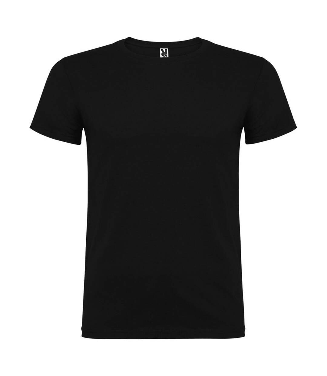 T-shirt beagle homme noir uni Roly