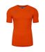 Unisex Adult Elite V Neck Base Layer Top Shocking Orange Umbro-1