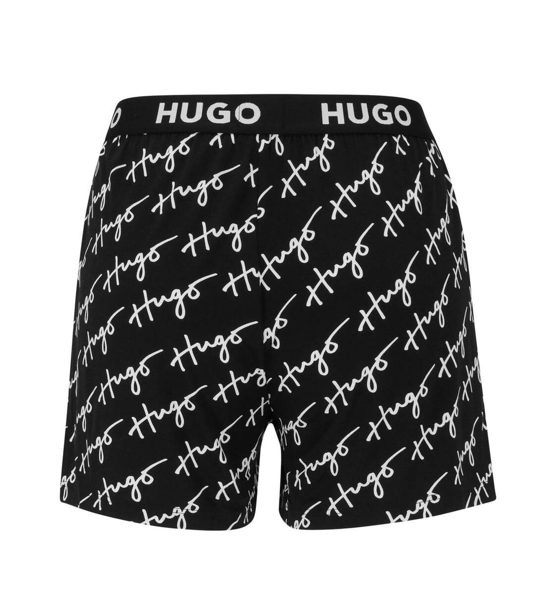 Short De Pyjama Unite Femme Noir Blanc Hugo-1