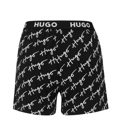 Short De Pyjama Unite Femme Noir Blanc Hugo