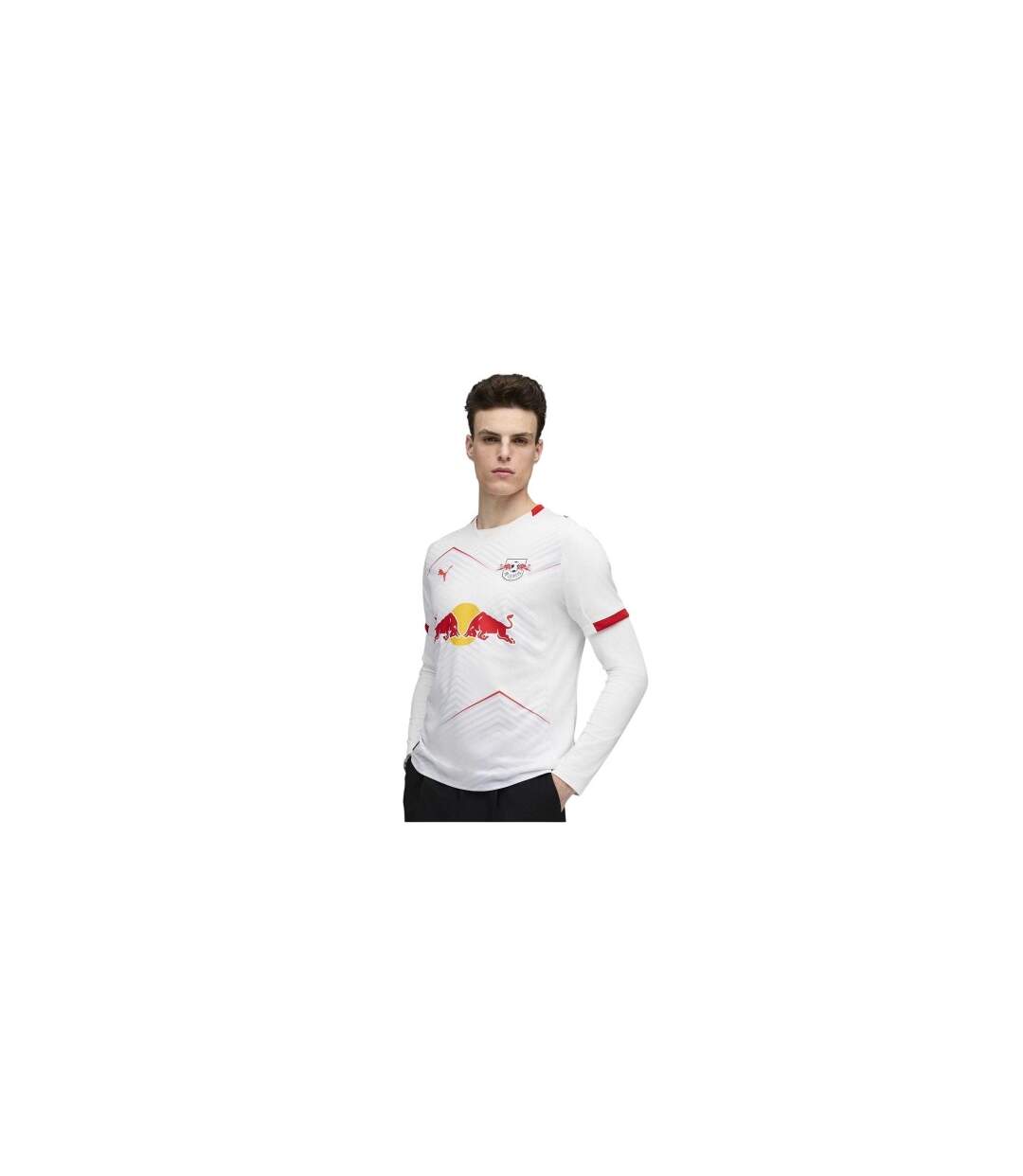 Mens Leipzig 25/26 Red Bull Home Jersey White Red Puma-1