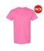 Lot de 5  t-shirts manches courtes hommes rose Gildan-1