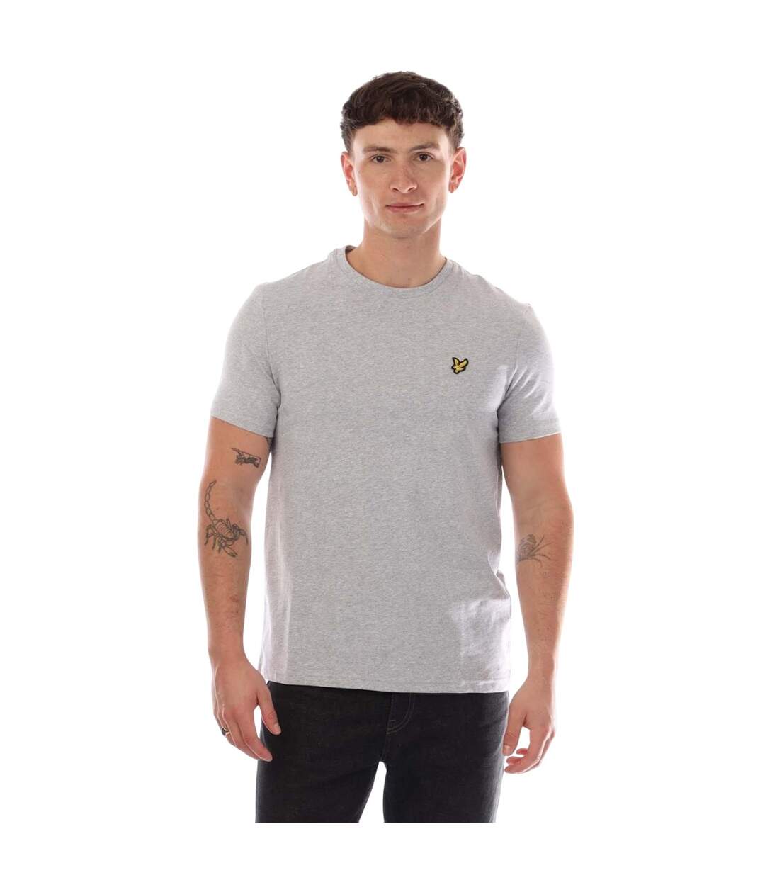 T-shirt Style Uni Homme Gris Lyle & Scott-2