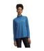Womens/ladies Tech Textured Half Zip Top Aegean Blue Under Armour-1