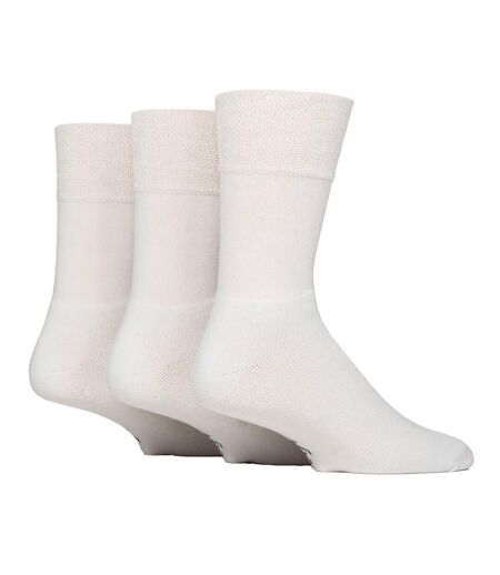 Gentle Grip- Lot De 3 Chaussettes Homme Bambou Respirantes Confort