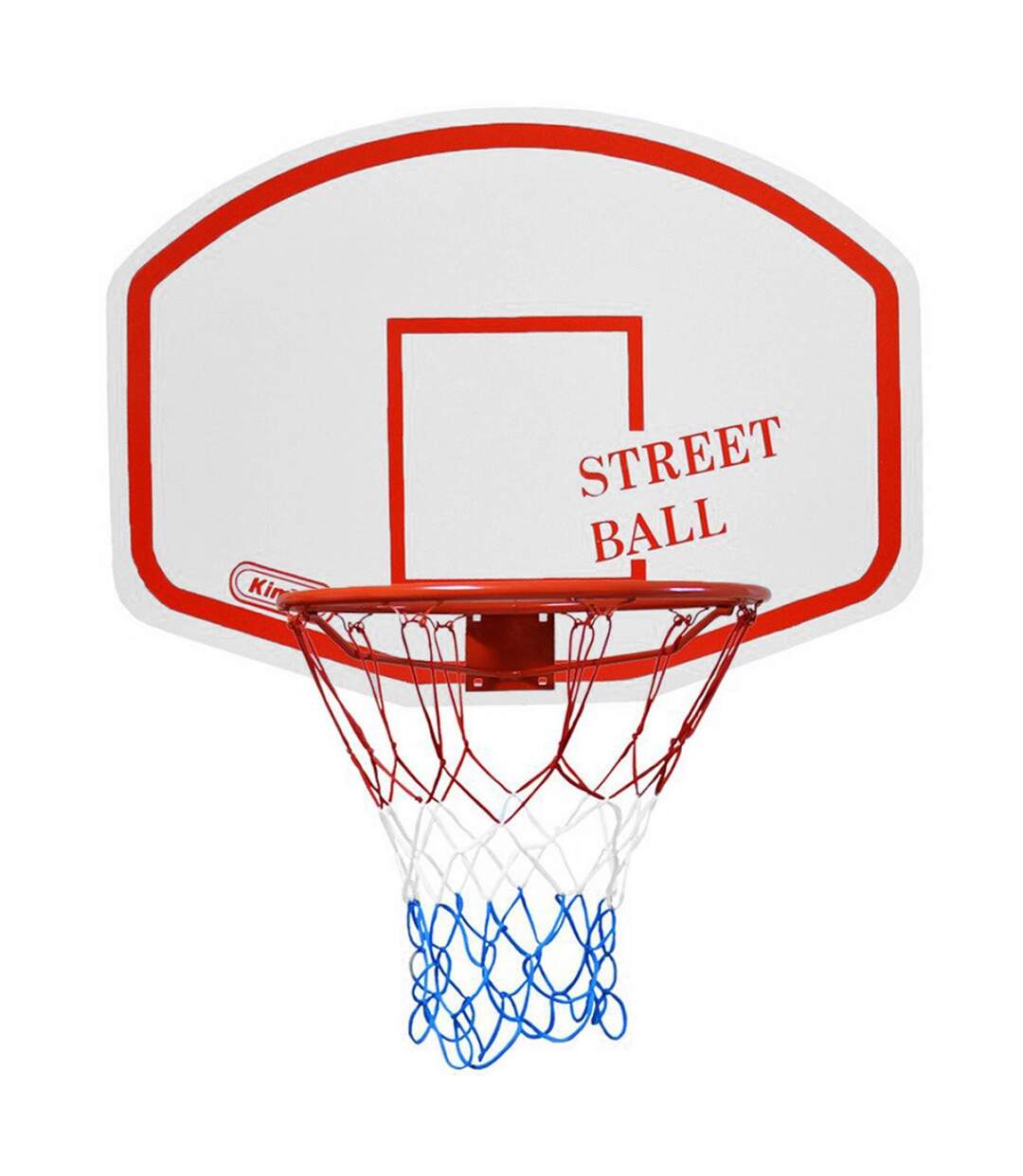 Panneau De Basket Motif/style Rue Taille Unique Blanc Rouge Kimet-1